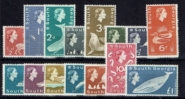 Image of FID-South Georgia SG 1/15 UMM British Commonwealth Stamp